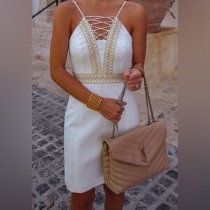 Lilly Pulitzer White Garment with Pink Label